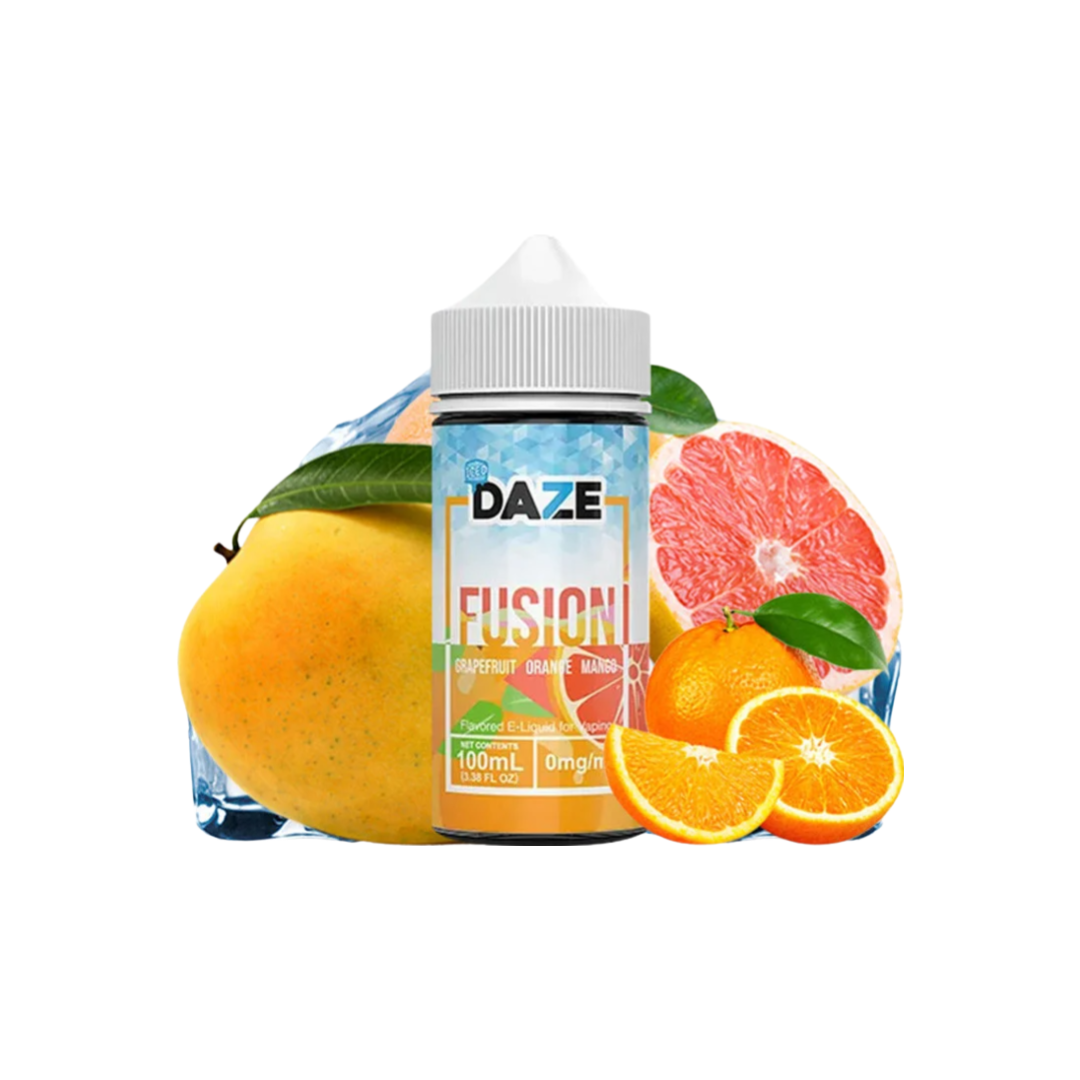 7 Daze Fusion 100ml Grapefruit Orange Mango - Bưởi Cam Xoài